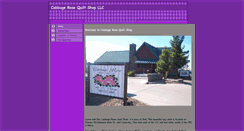 Desktop Screenshot of cabbagerosequiltshop.com